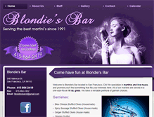 Tablet Screenshot of blondiesbarsf.com
